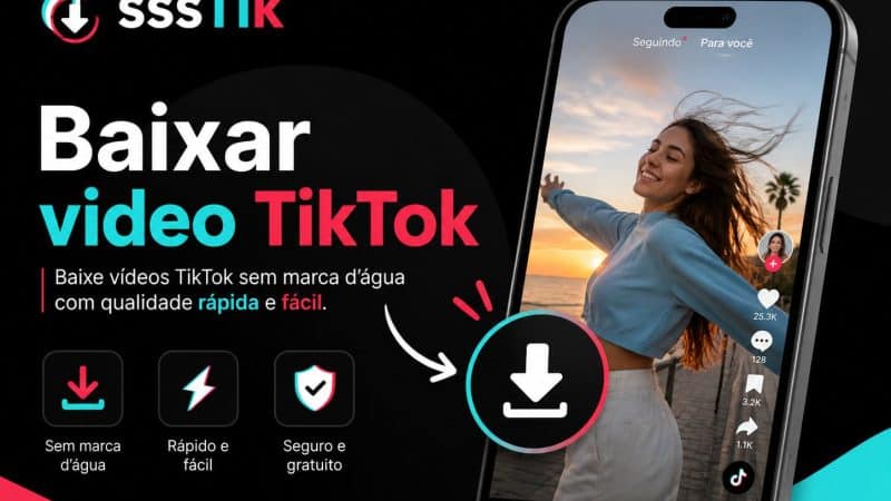 Como baixar vídeo tiktok com qualidade HD em poucos segundos